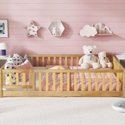 Twin Size Montessori Floor Bed