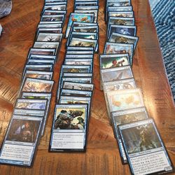 Magic The Gathering Blue Card Lot 