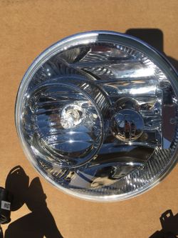 2018 Harley Davidson front headlight.