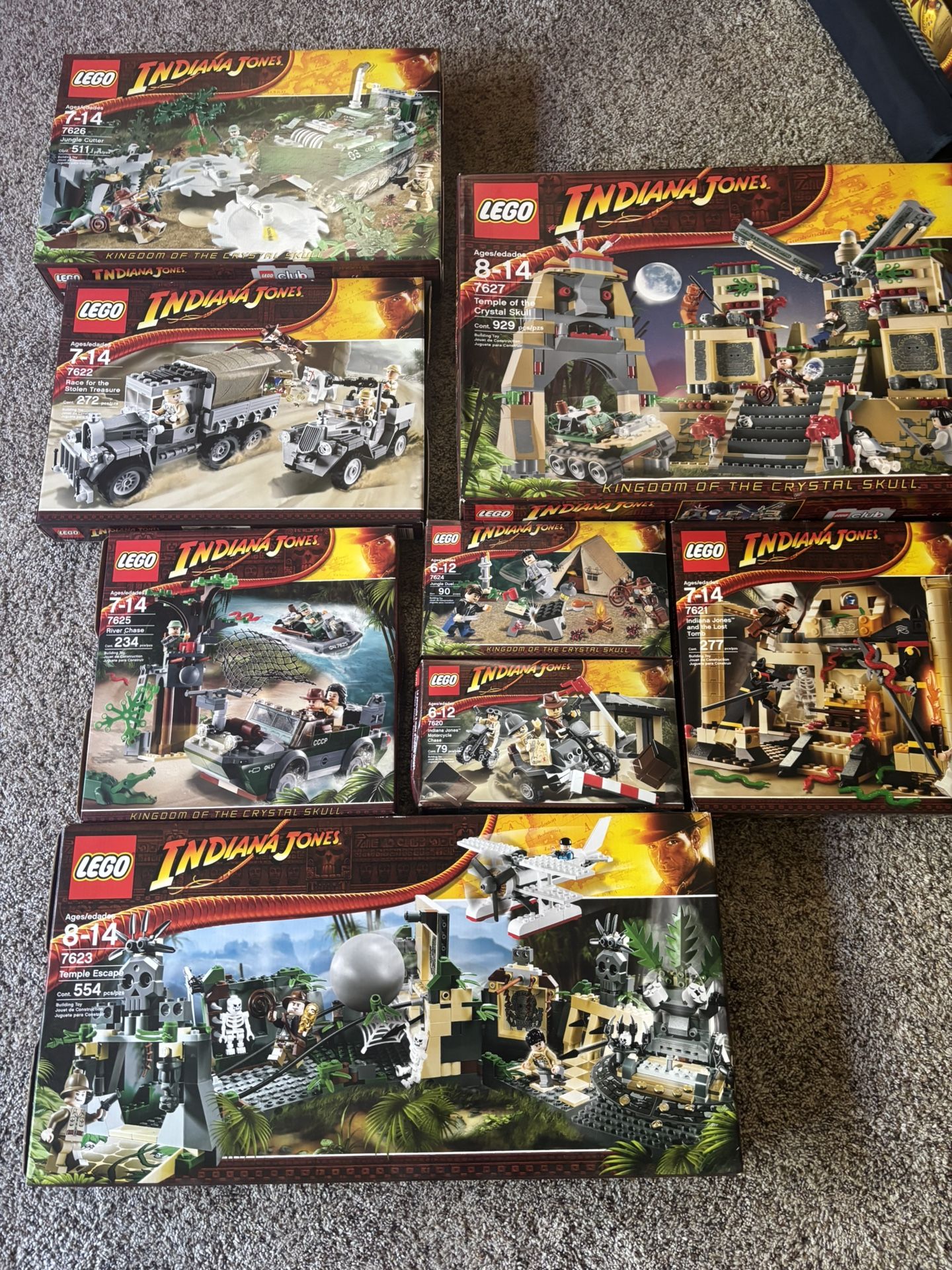 Complete Indiana Jones Lego Sets
