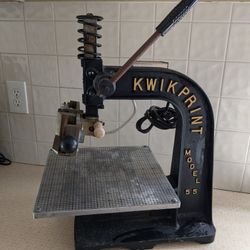 Kwikprint Model 55 Stamping Machine Foiling