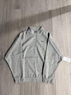 Grey Alo Quarterzip, Size Large brand new