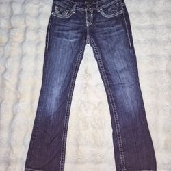 Vigoss Bootcut Jeans Size 9 - Y2K Vintage Embellished Pockets