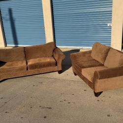 Couch and Loveseat Set