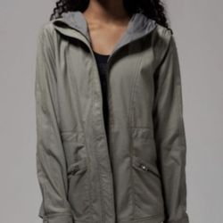 Ivivva By Lululemon Gray Shine Your Inner Light On The Go Jacket Girls Size 12