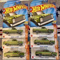 2022 Hot Wheels ‘83 CHEVY SILVERADO HW Hot Trucks Chevrolet Lot of  6