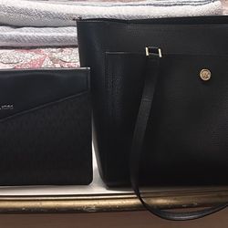 Michael Kors Tote Purse And Hand Held Purse
