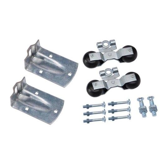 Everbilt Zinc Plated Flexible Round Rail Hanger Kit