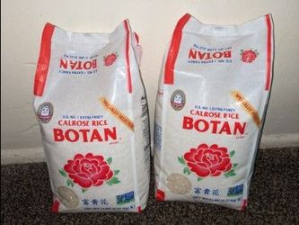 NEW 10 LBS CALROSE RICE 'BOTAN' Specially Selected Mid Grain Rice "U.S. NO. 1 EXTRA FANCY" Purchased Last Month