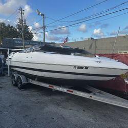 Mariah boat Hull And Engine 27 Feet With Trailer And Clean Title 