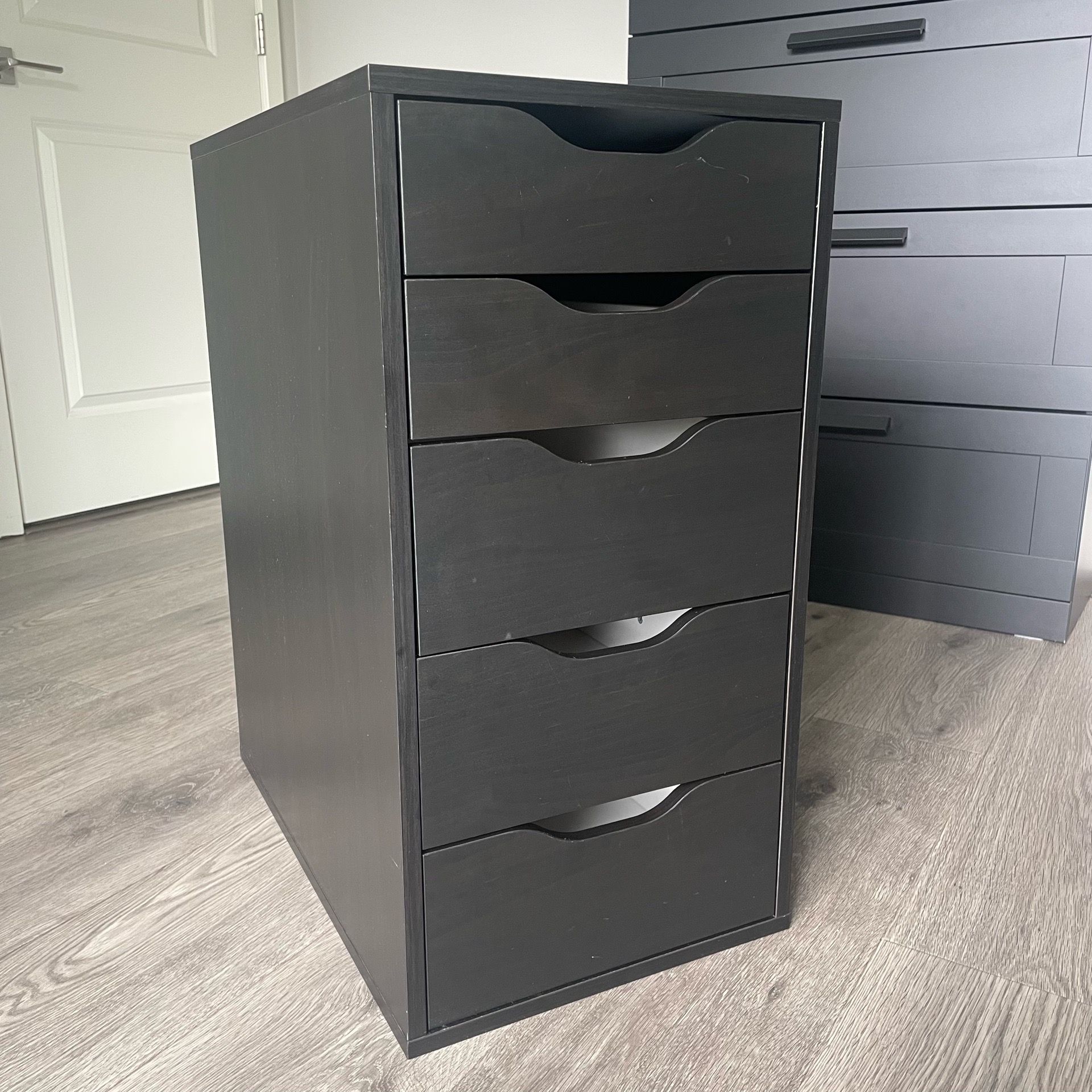 Black IKEA Alex Drawer