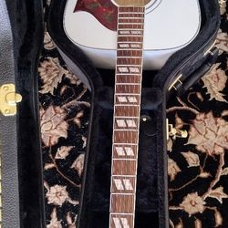 Dove Pro Acoustic Electric, LTD Alpine White, Gorgeous & Performing Great With FISHMAN SUNITONE + Hard Case; Best $ or Trade a Telecaster