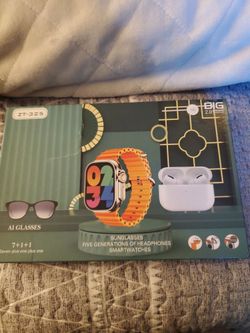AI Glasses,  smart watche and headphones