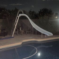 Vintage 70s Pool Slide 