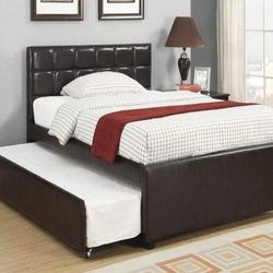 Full / Twin Trundle Bed with both Mattresses