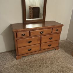 Solid Wood Dressers (2-Piece Set) 