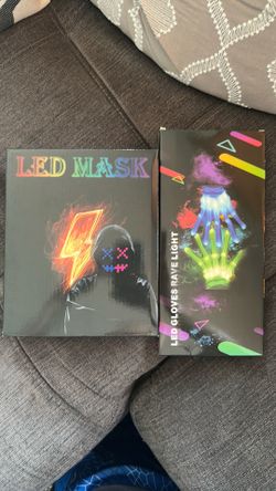 LED mask and gloves