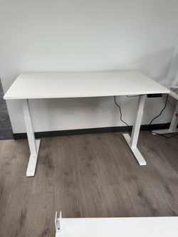New solid wood standing desk