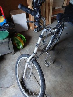 Silver bike