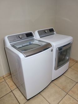 LG washer and electric dryer free deliver and install 3 month warranty