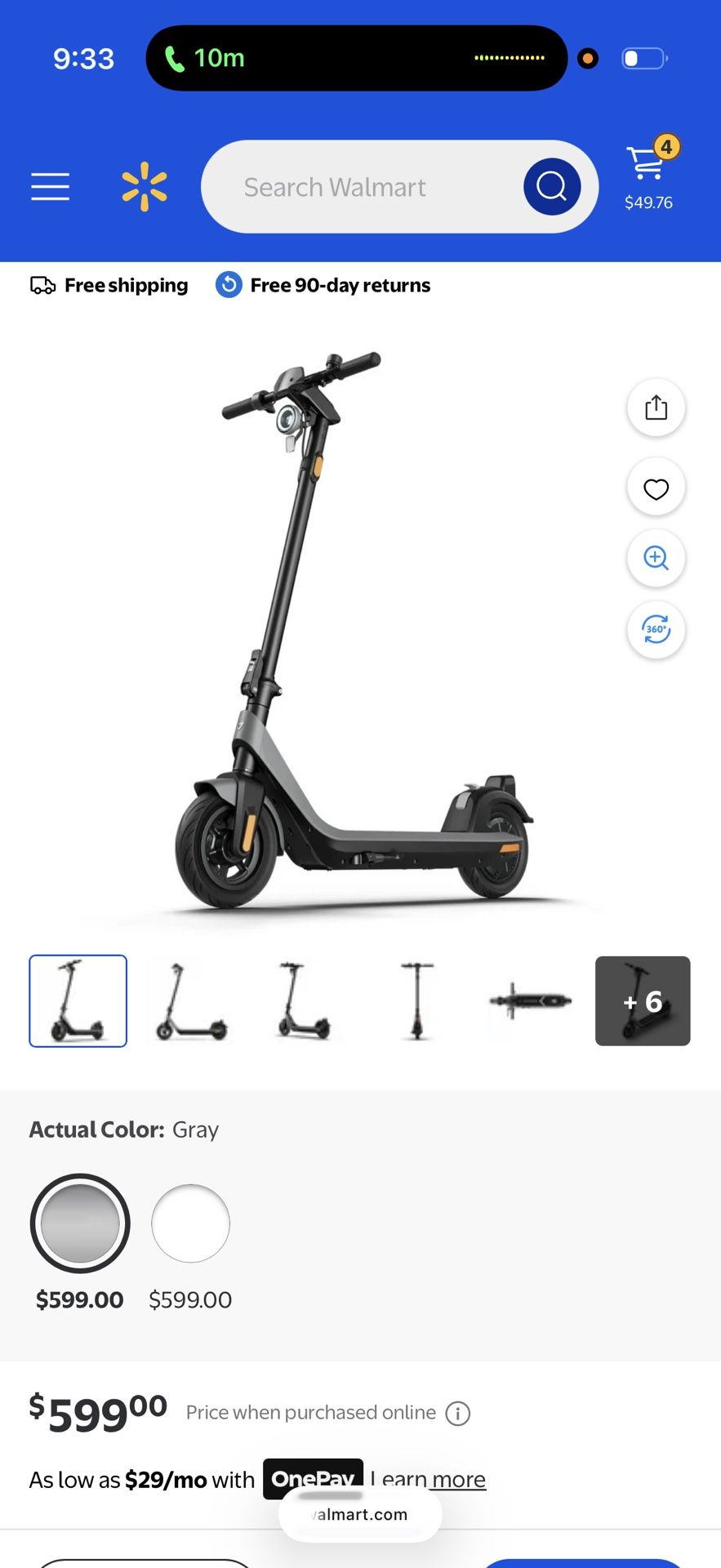 E-scooter 