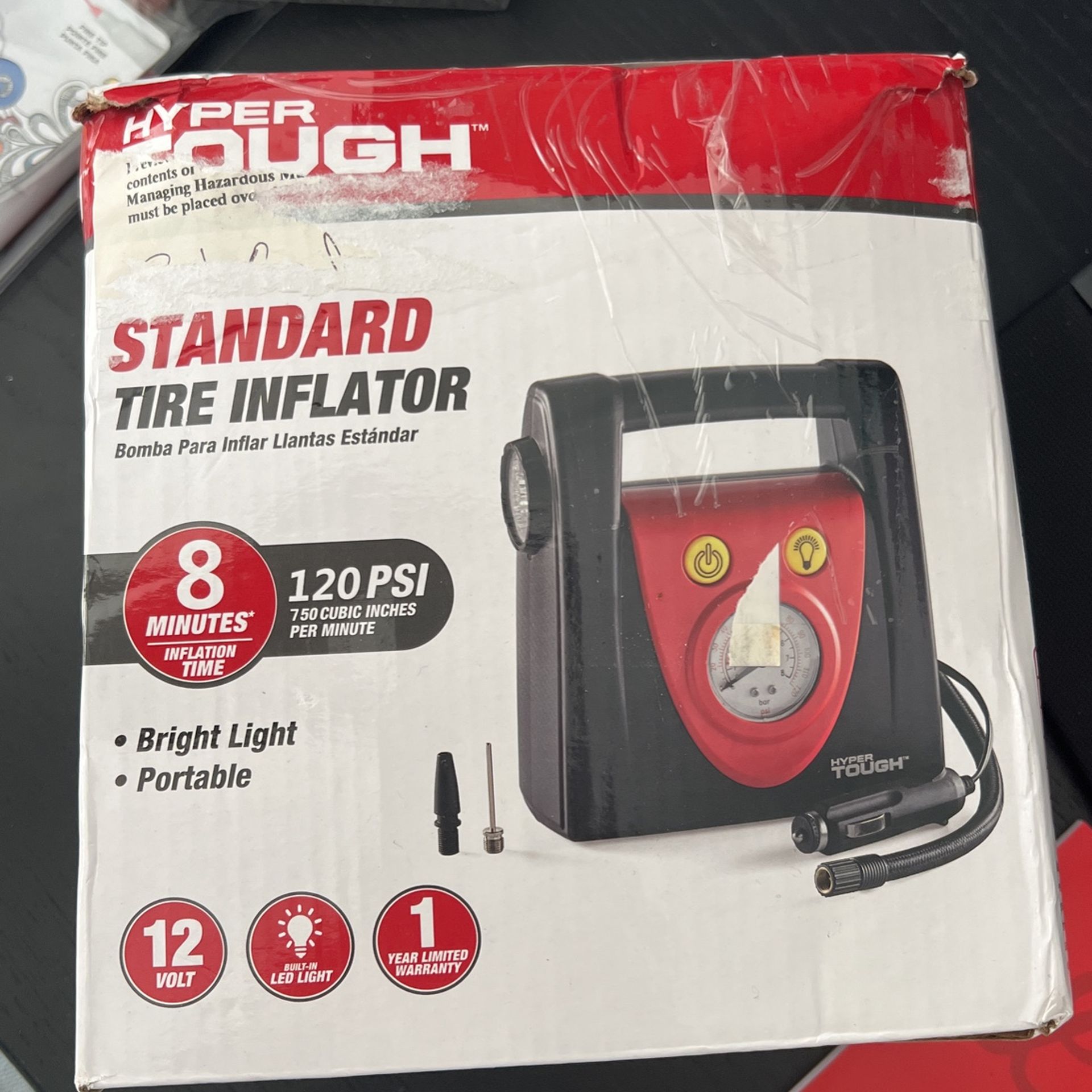 Hyper Tough Standard Tire Inflator - 8 Minutes