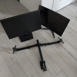 Gaming Monitors and Dual Monitor Mount