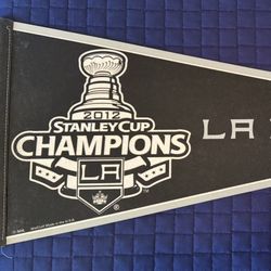 Los Angeles Kings 2012 Championship Pennant 