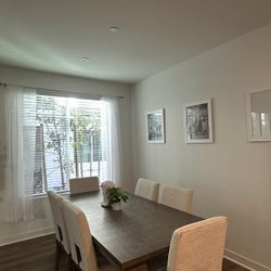 Modern Dining Set (six chairs)