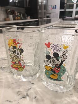 Disney’s Mickey 2000 Millenium drinking glass from McDonald’s. Mint condition. Collectible.