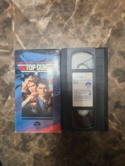 Top Gun VHS Tape Used Tom Cruise