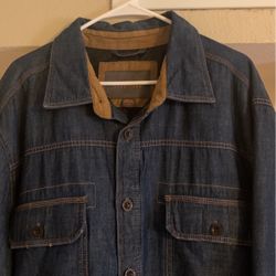 Men’s NEW denim Jacket XXL 