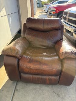 Leather couches