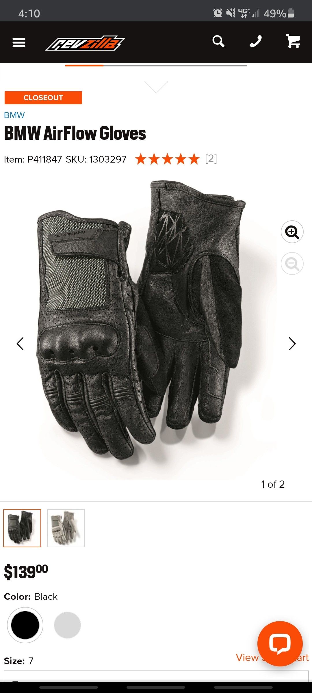 BMW Motorrad Airflow II Gloves