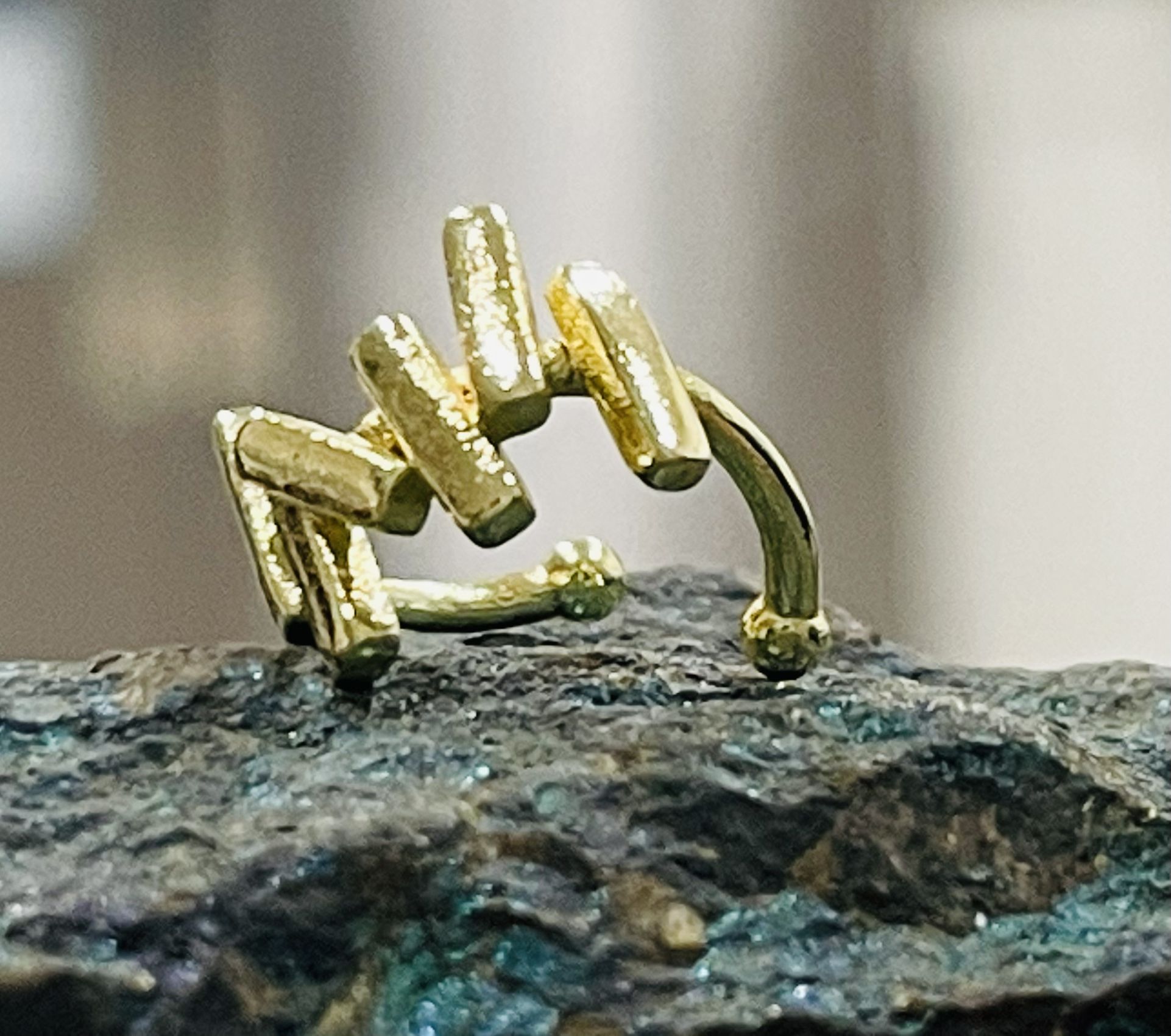 EAR CUFF 925 Silver Gold Plated 