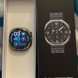 Samsung  Galaxy Ultra Watch With 10 Different Watch Bands