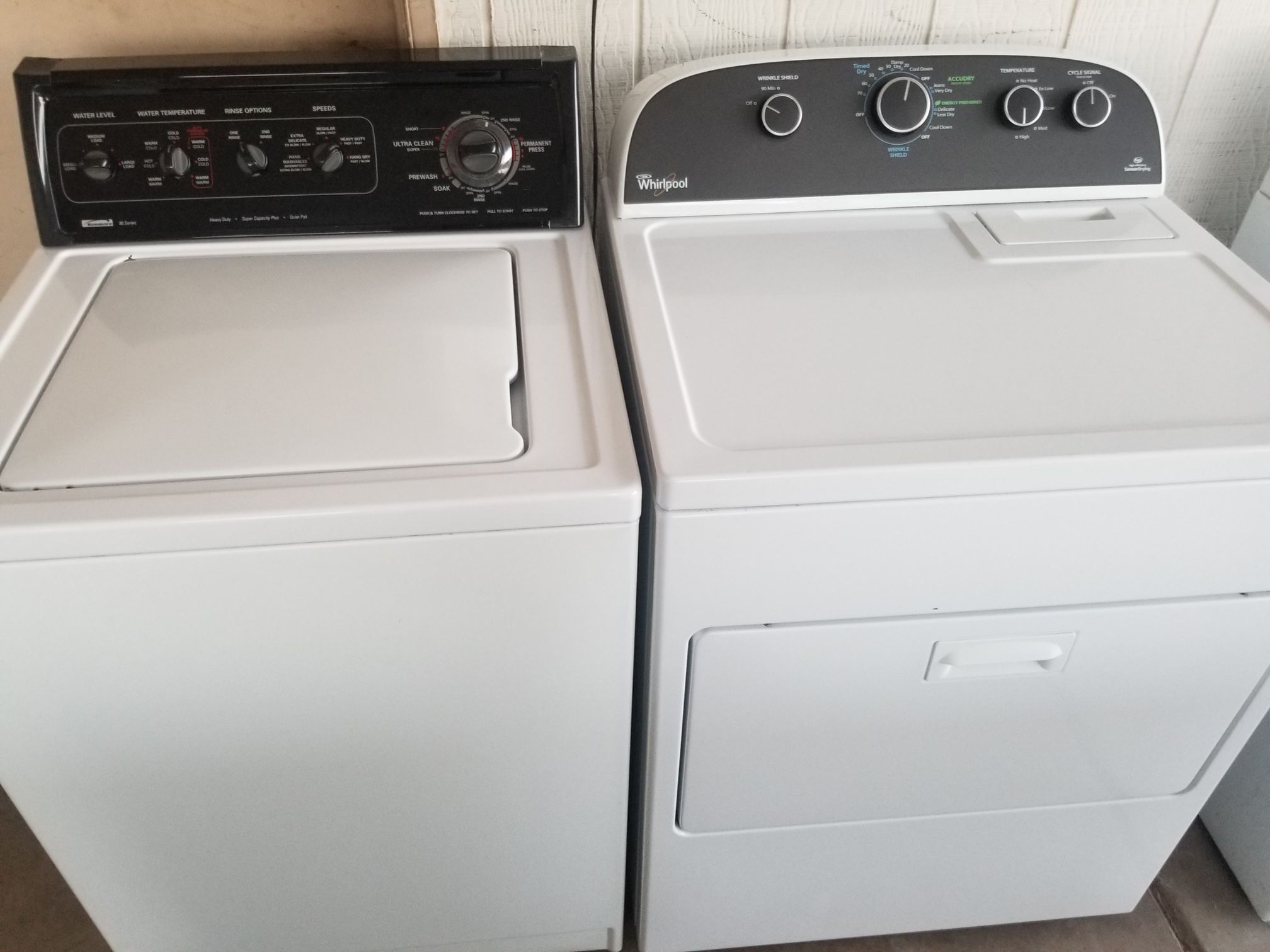 Washer And Dryer