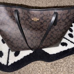 Coach City Tote Bag In Signature Canvas && Tote Insert 