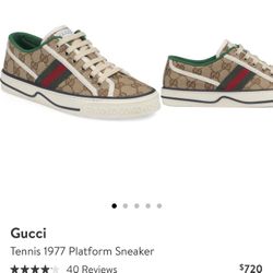 Gucci Authentic Mens Tennis Shoes 10.5-11