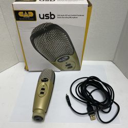 CAD Audio CAD U37 USB Studio Recording Condenser Microphone - No Tripod Stand