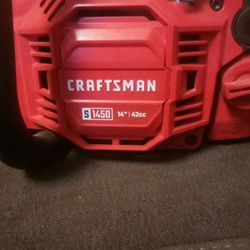 14" Craftsman S1450 42cc  Gas Chainsaw 