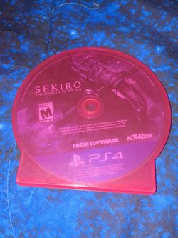 Sekiro Shadows Die Twice disk PS4