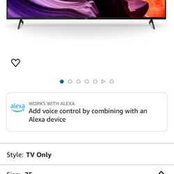 Sony 75” Tv Bravia Smart Tv Google