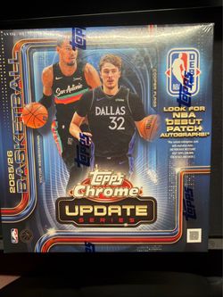 2025-26 TOPPS CHROME UPDATE Basketball MEGA BOX NBA SEALED 🔥 IN HAND 🔥
