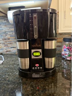 Gevalia 1or2 cup coffee maker and carafe