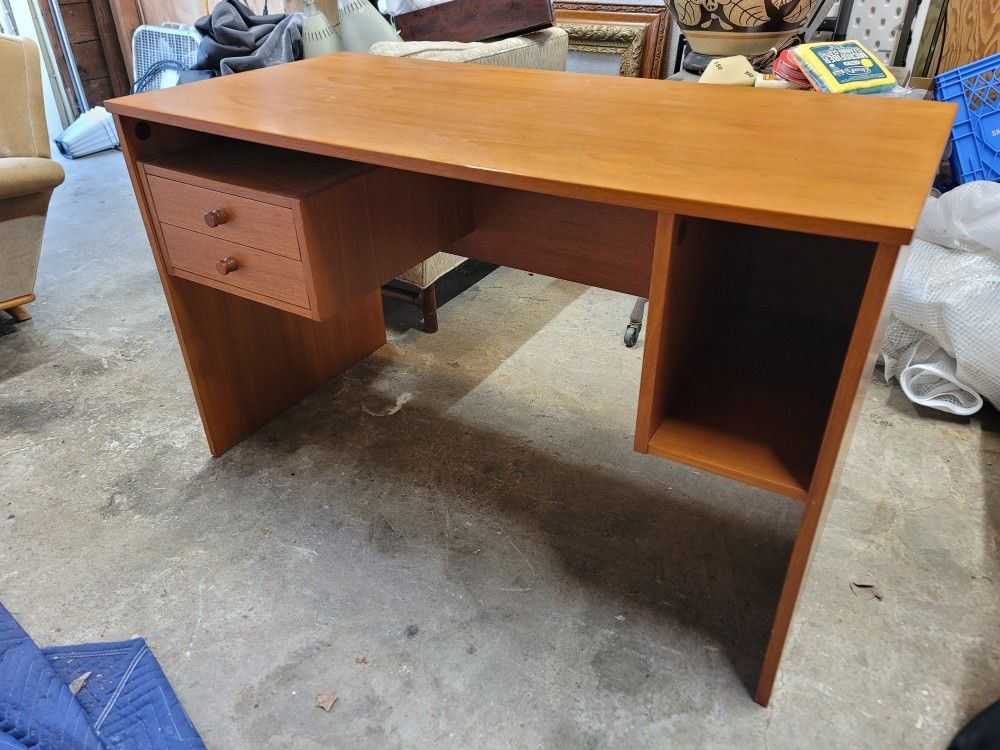 Vintage Teak Danish Desk