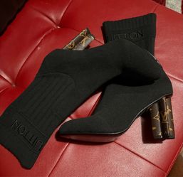 Authentic Louis Vuitton sock boots