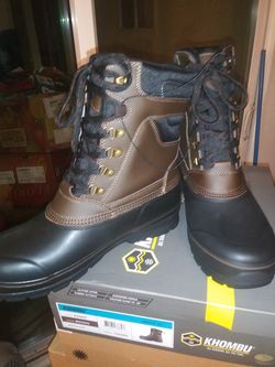 Mens waterproof Khombu boots sizes 10,11,12,13