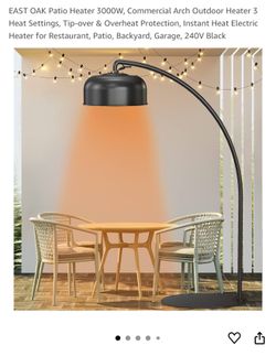 East Oak 3000W Arch Design Electric Heater 