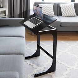 NEW Adjustable C-Shape Couch End Table Multifunctional Home Office Use